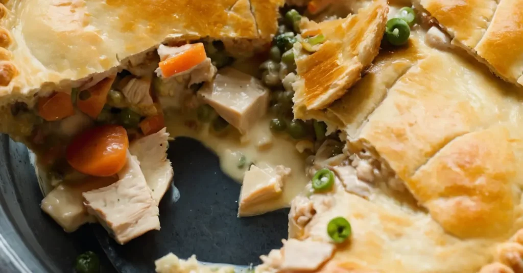 delicious chicken pot pie casserole