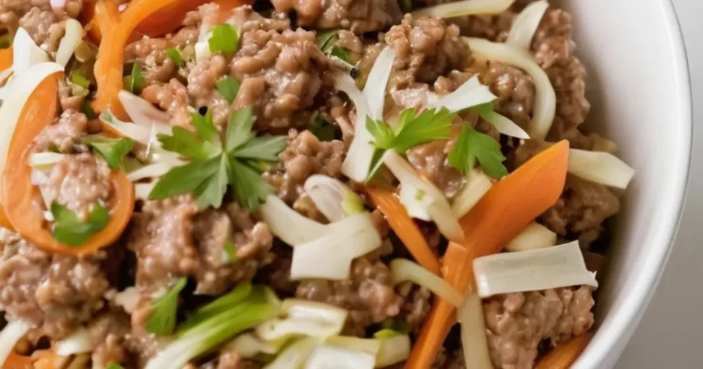 egg roll in a bowl