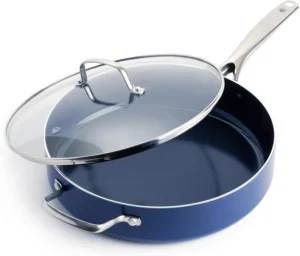 High sided frying pan