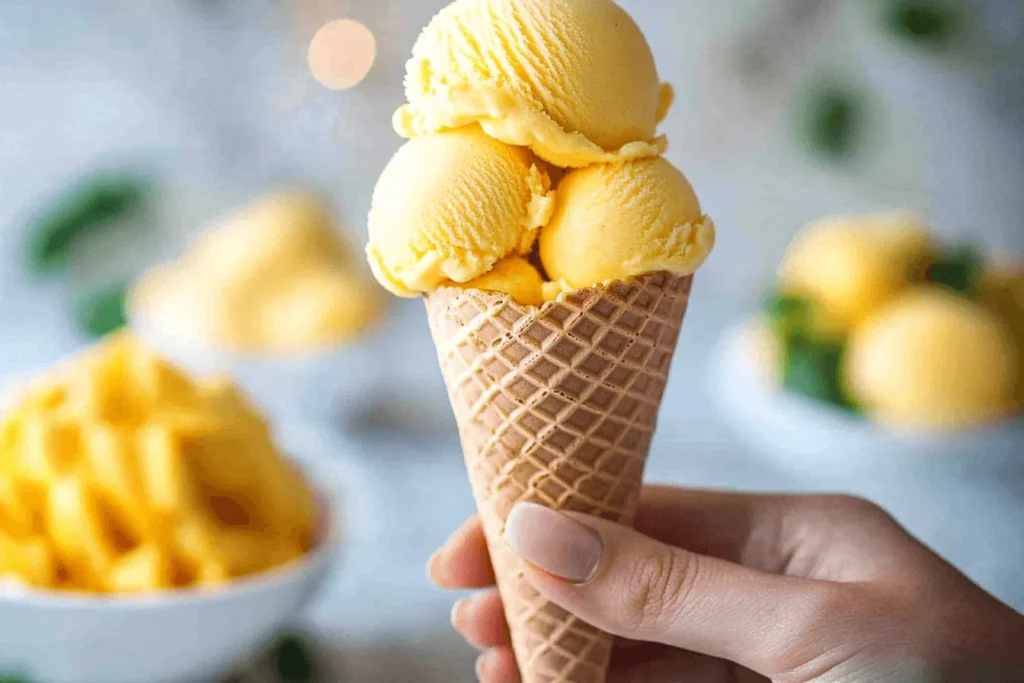 mango ice cream recipe