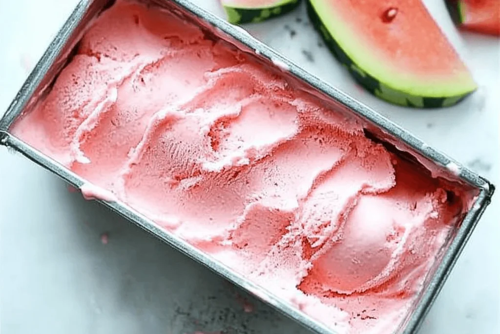 how to make watermelon ice cream
