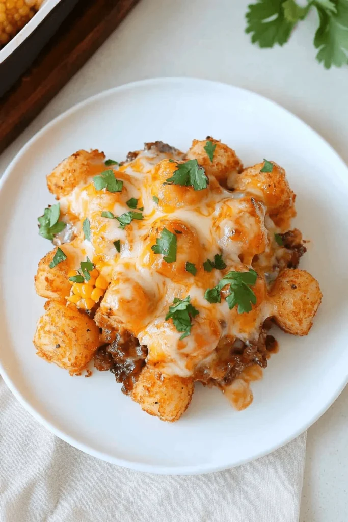 mexican tater tot casserole
